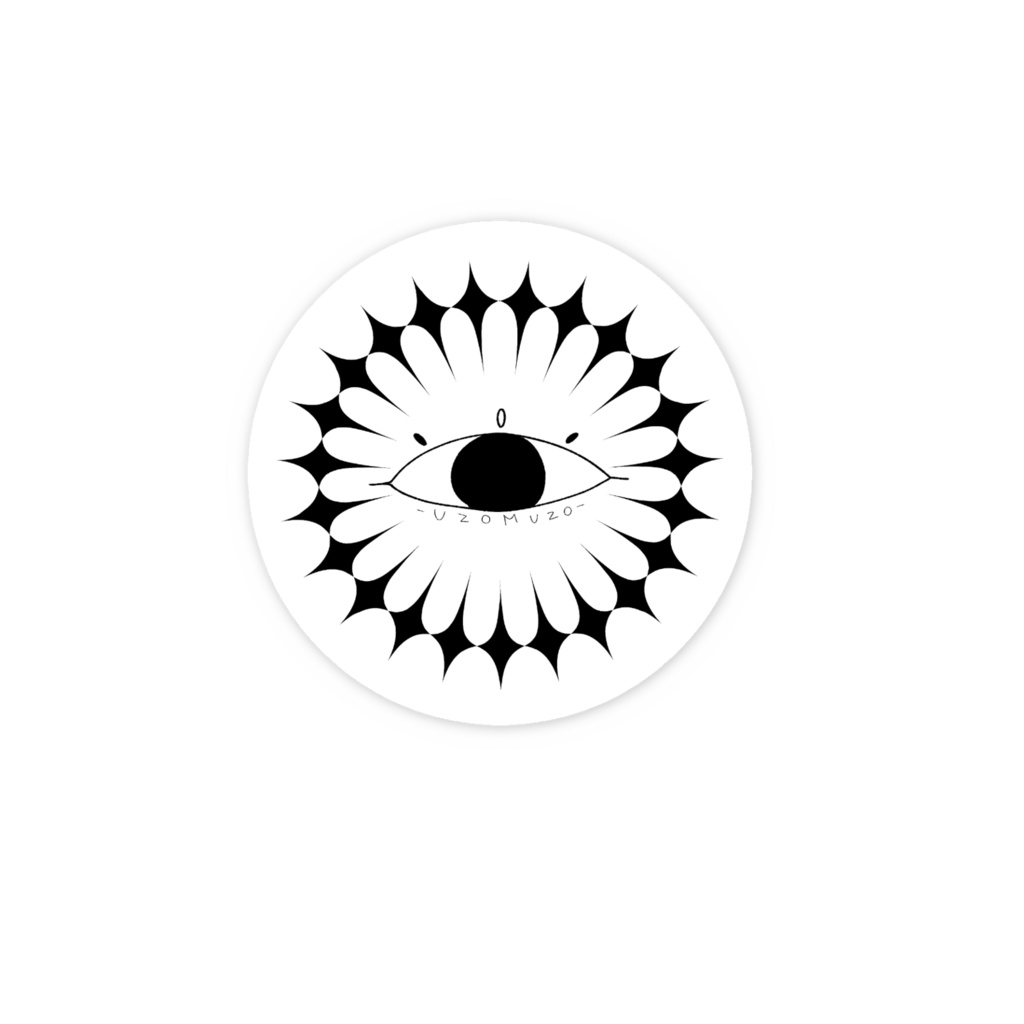 有象無象の目ステッカー