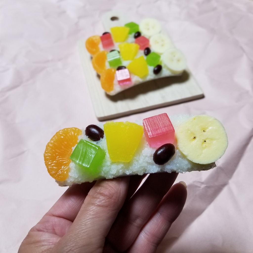 しろくまかき氷のバレッタ