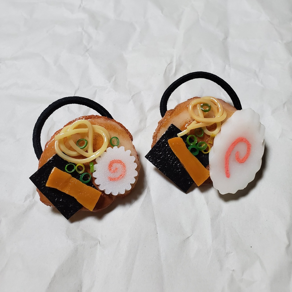 ラーメンのヘアゴム