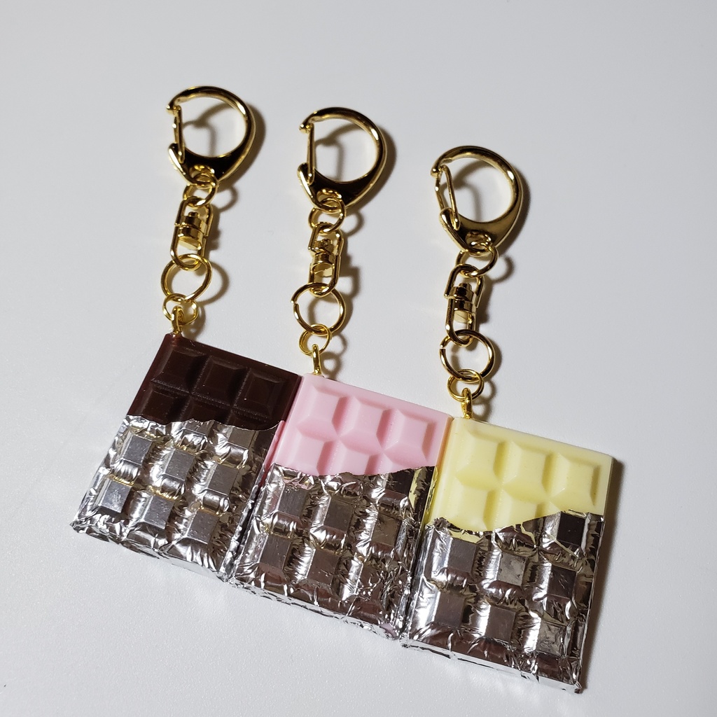 板チョコキーホルダー
