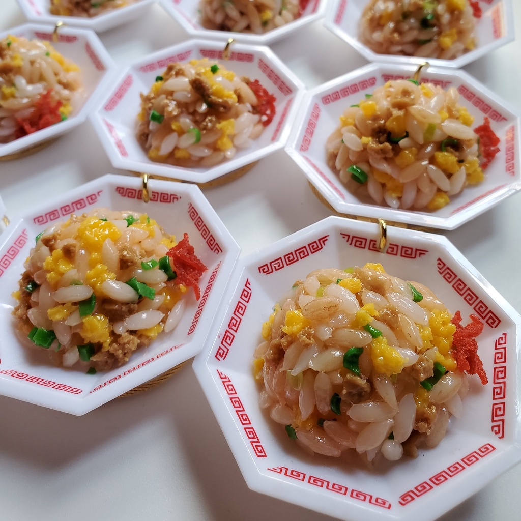 チャーハンのバッグチャーム