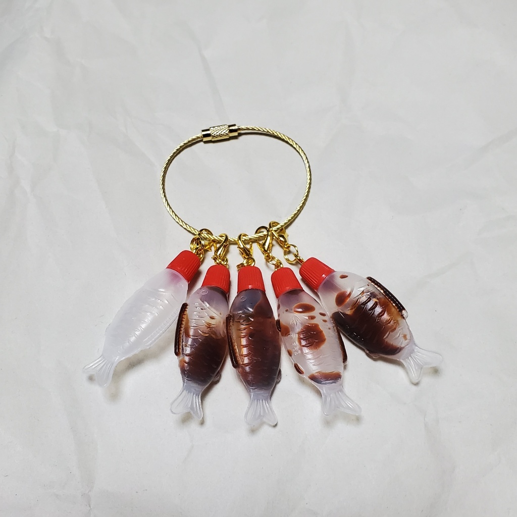 魚のタレビンのバッグチャーム