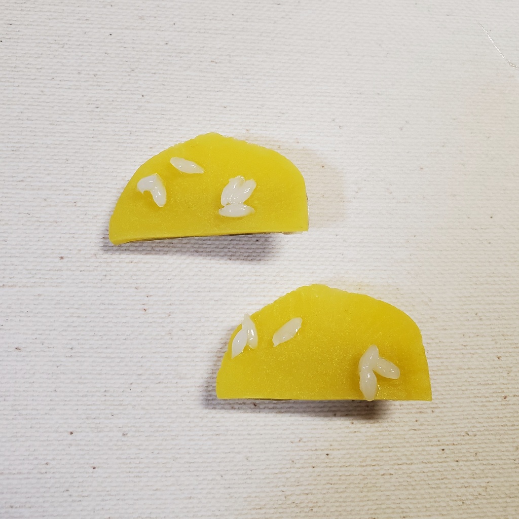 たくあんのヘアクリップ