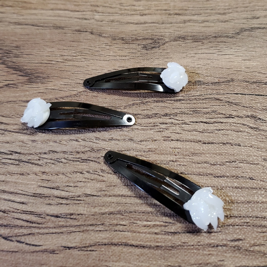 米粒パッチン留め