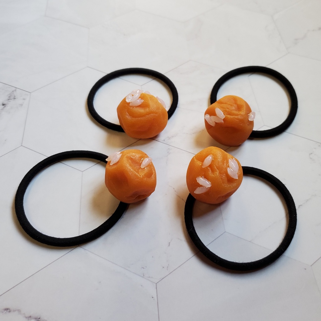 梅干しのヘアゴム　小