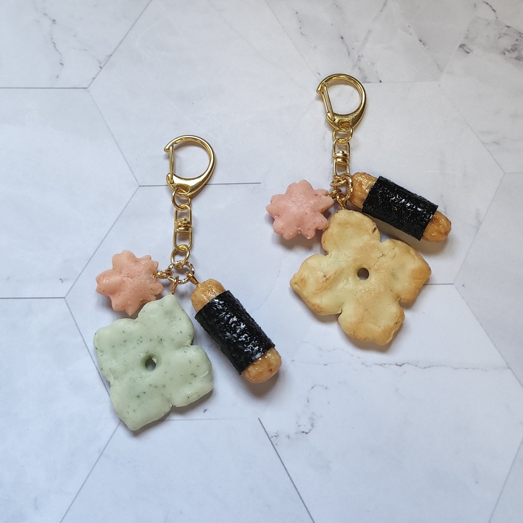 おかきのキーホルダー