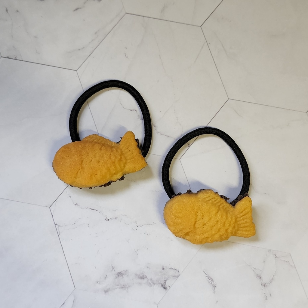 たい焼きのヘアゴム