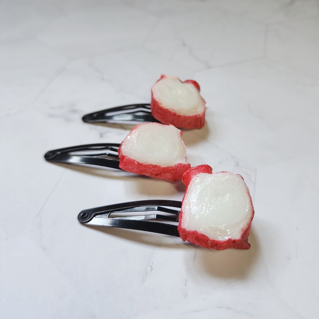 たこぶつのパッチン留め