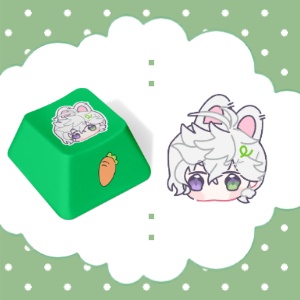 【非公式】DitycaけもみみR1キーキャップ