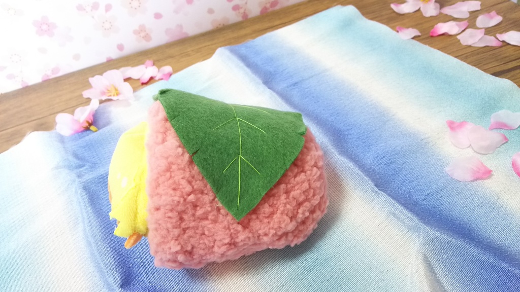 4月4日22時~販売【小豆餡+明るめ緑の葉】さくらもち服