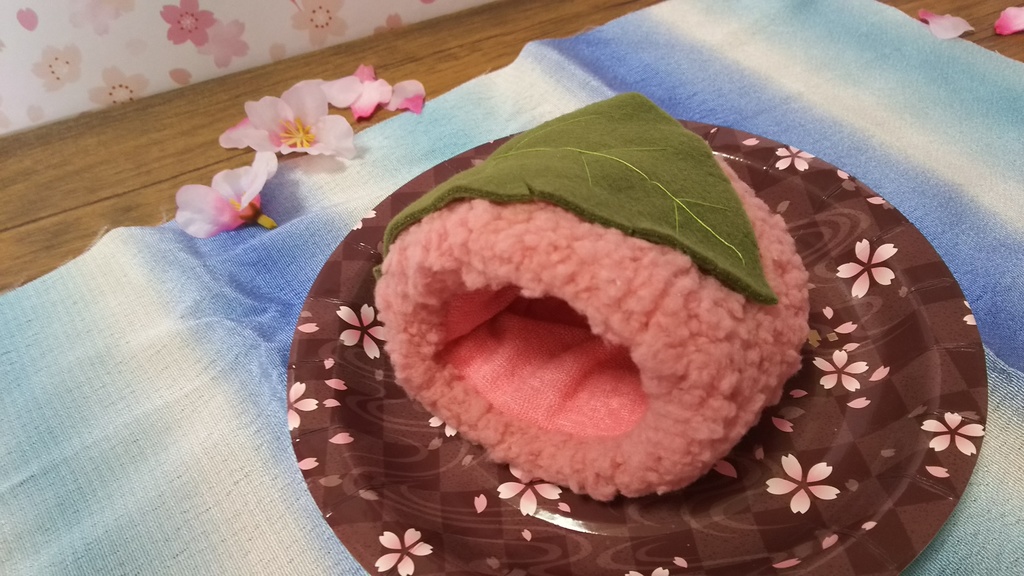 4月18日21時~販売【さくら餡+渋め緑の葉】さくらもち服