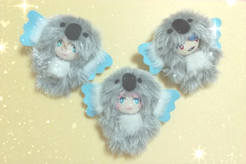 【こあらさんに憧れてるくん】着ぐるみ(長毛)ブルー