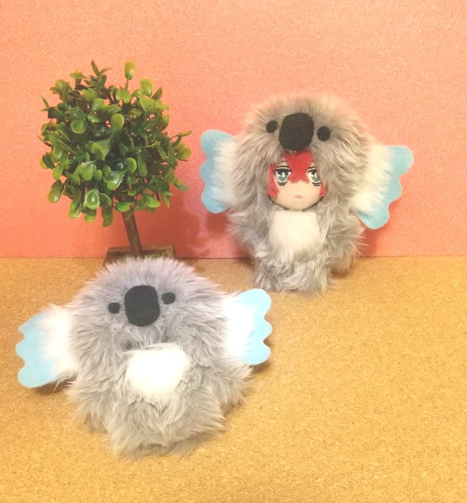 【こあらさんに憧れてるくん】着ぐるみ(長毛)ブルー