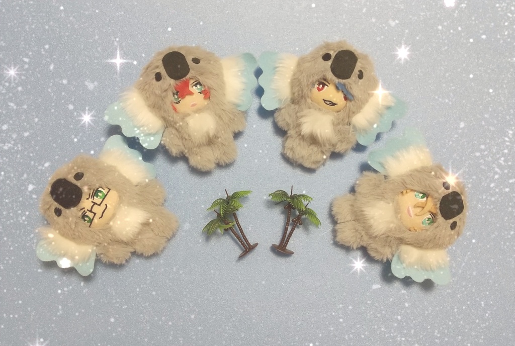 【こあらさんに憧れてるくん】着ぐるみ(短毛)ブルー