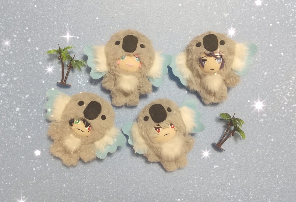 【こあらさんに憧れてるくん】着ぐるみ(短毛)ブルー