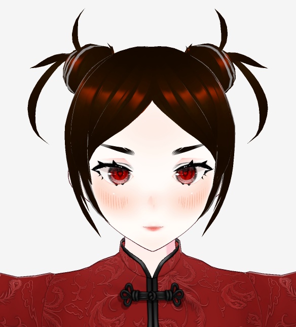Mika Avatar 3D Vroid Studio [2Versions .VRM & VROID FILES, Long hair & Short hair] 