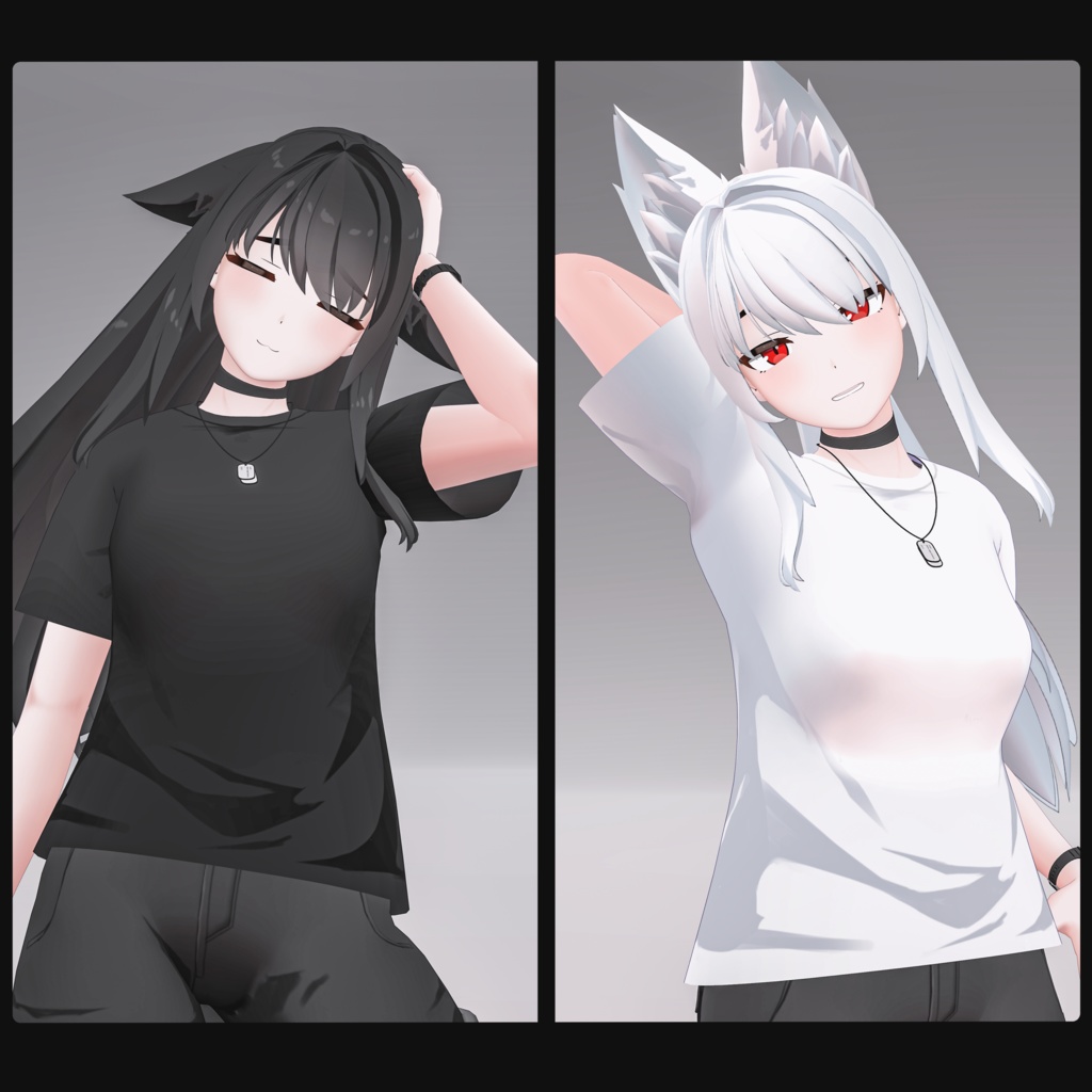 オリジナル3Dモデル 「スマリ&シュマリ」