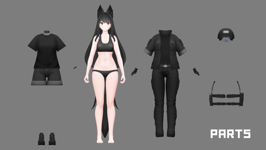 オリジナル3Dモデル 「スマリ&シュマリ」