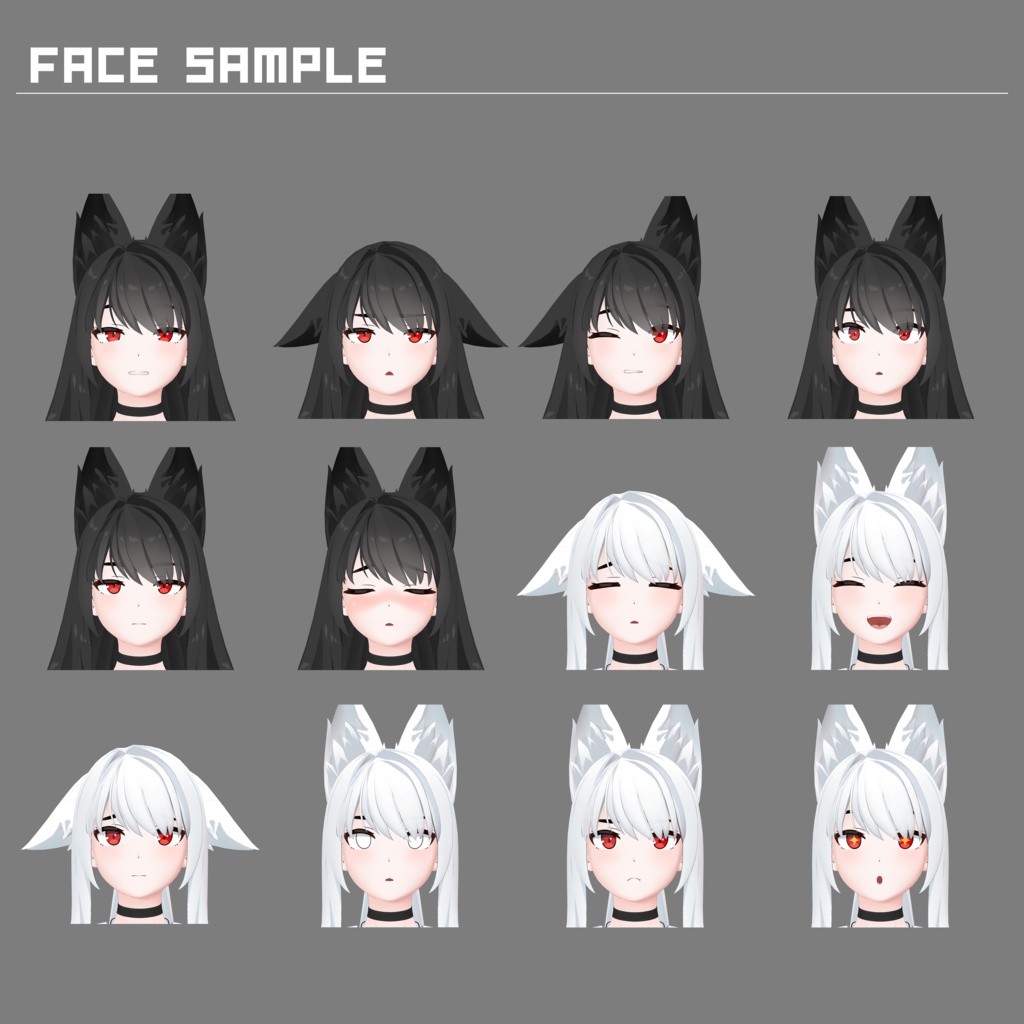 オリジナル3Dモデル 「スマリ&シュマリ」