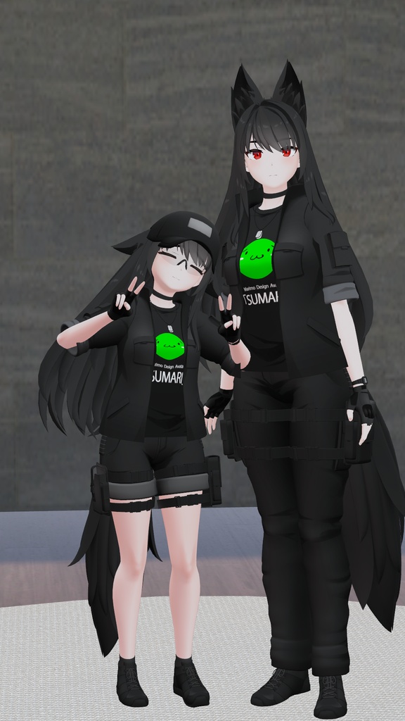 オリジナル3Dモデル「スマリ&シュマリ」