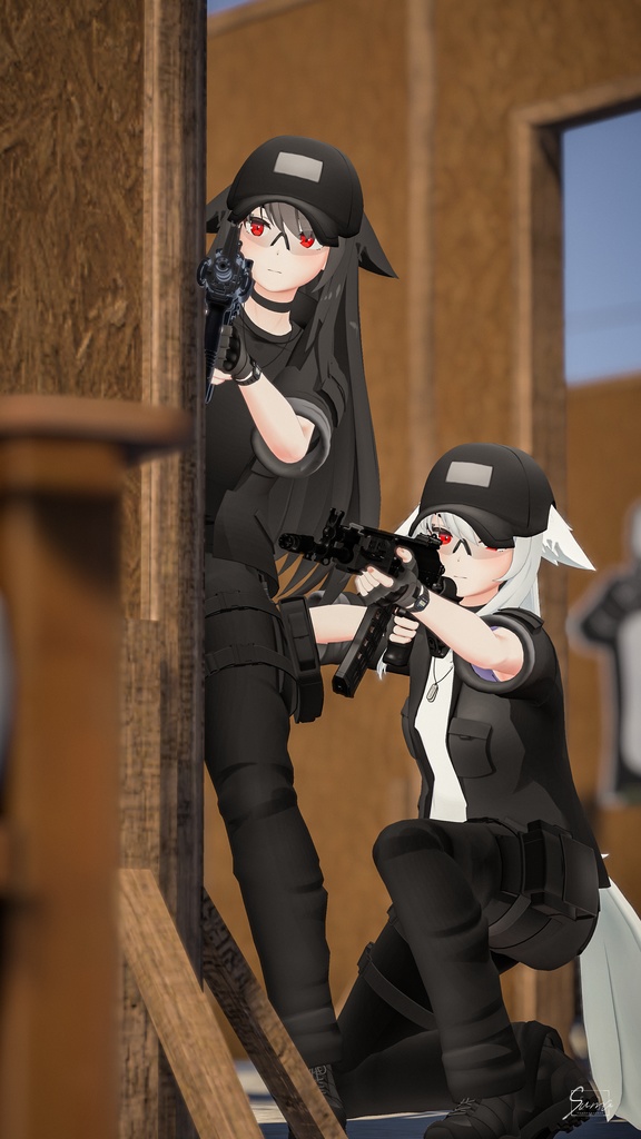 オリジナル3Dモデル 「スマリ&シュマリ」