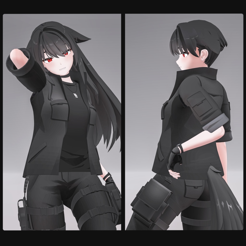 オリジナル3Dモデル 「スマリ&シュマリ」