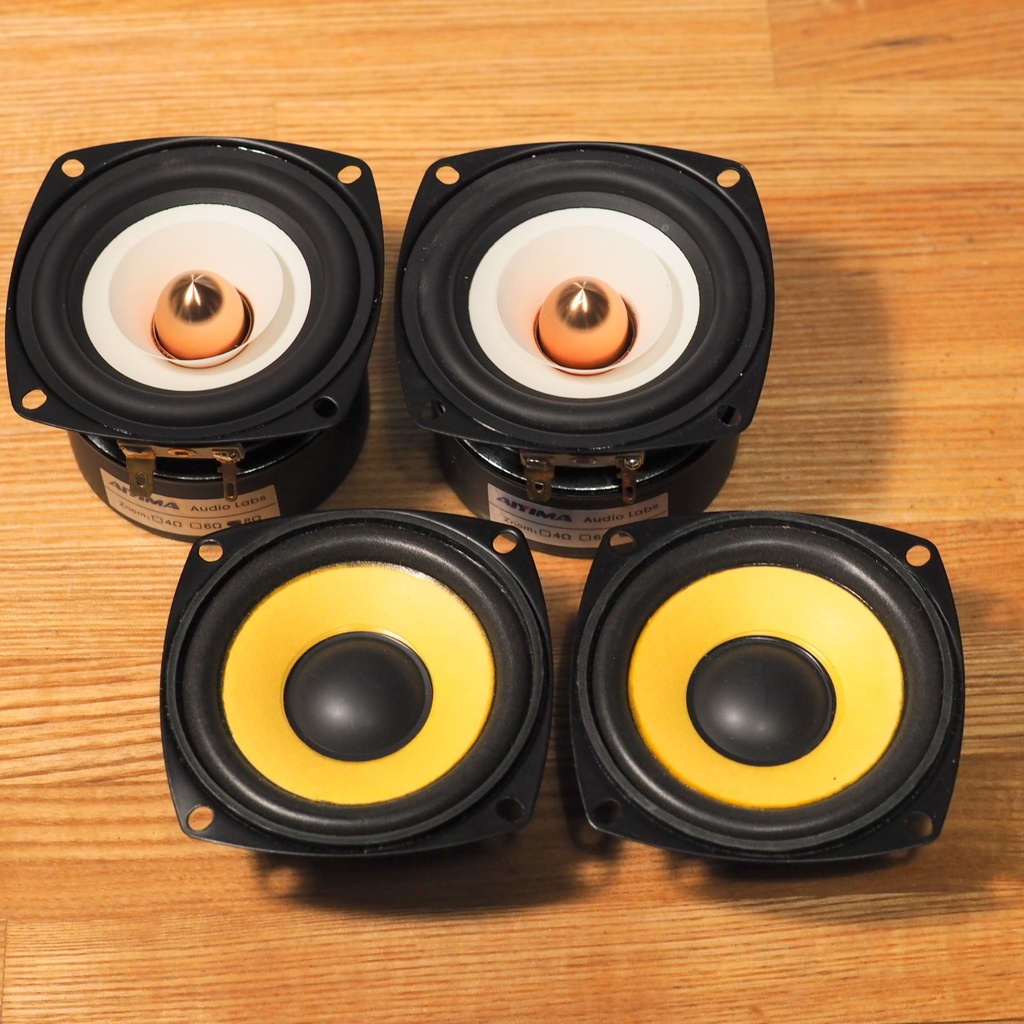 ウッドスピーカー 密閉型1.8L