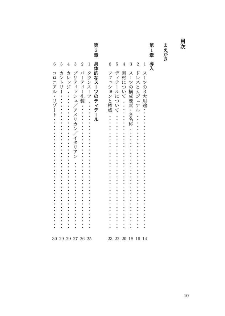 プライベートスーツの着方
