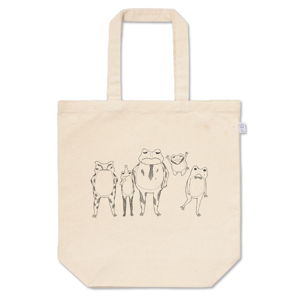 かえる谷の５人ぐみトートバッグ