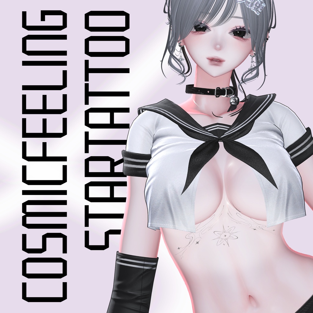 ❗Sale❗【5 アバター対応】Cosmic feeling Tattoo_bodytexture⭐ image