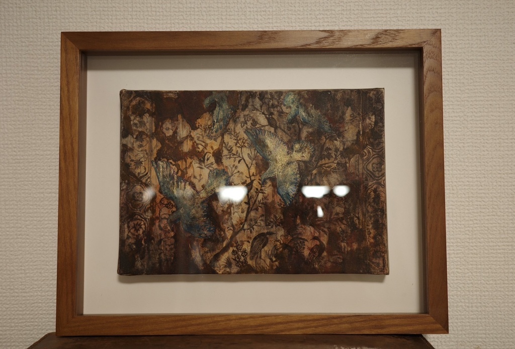 額入日本画原画1