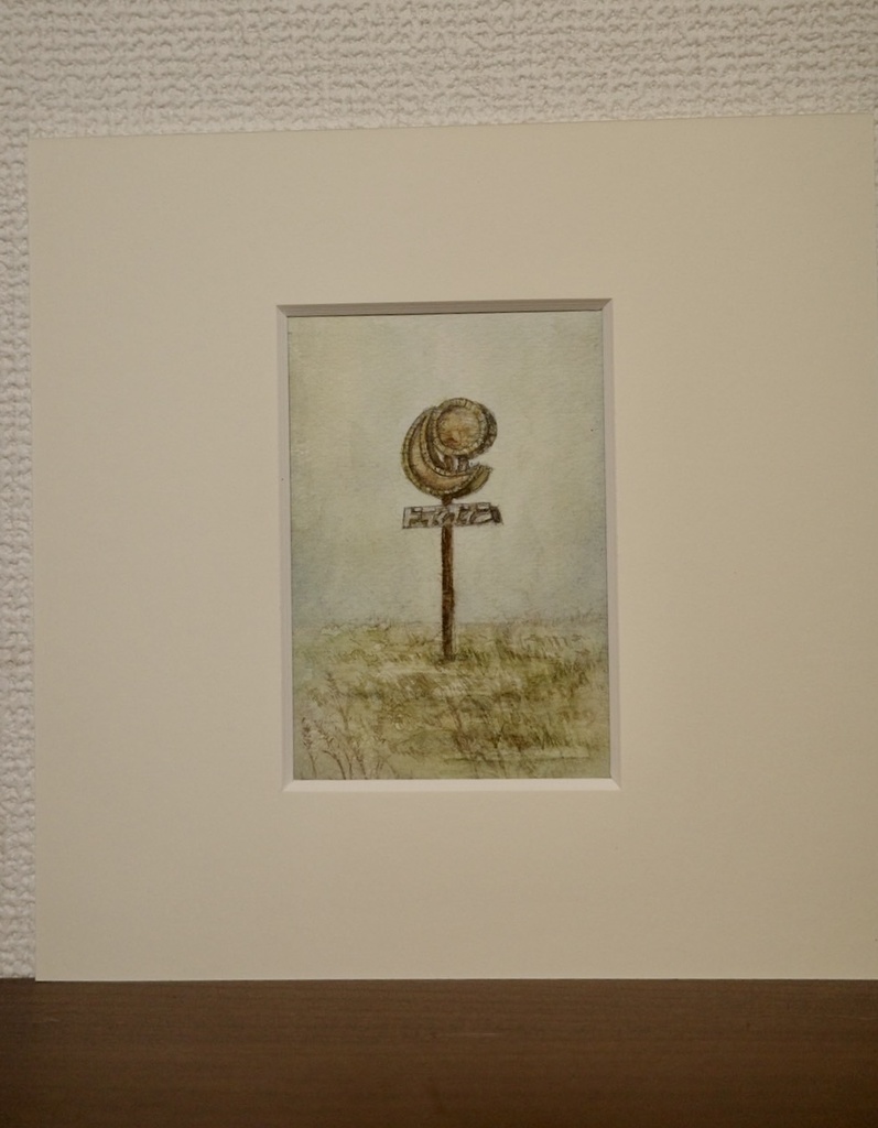 マット付水彩原画(ポラロイドサイズ)3