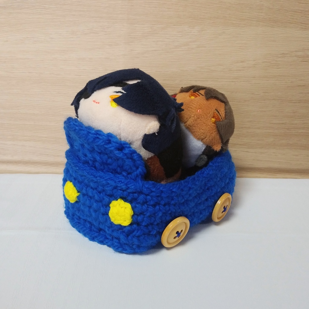 もちもちマスコット用車 青 ユトぐっず Booth