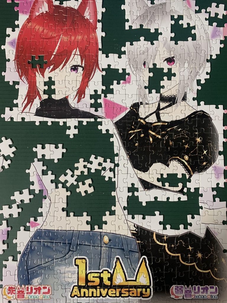 【1周年記念グッズ】パズル 朱音リオン&弱音リオン