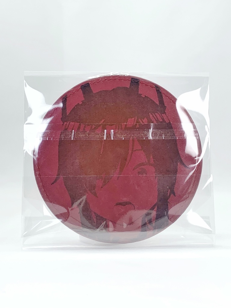 再生産受注【3周年記念グッズ】両面レーザー刻印コースター 朱音リオン