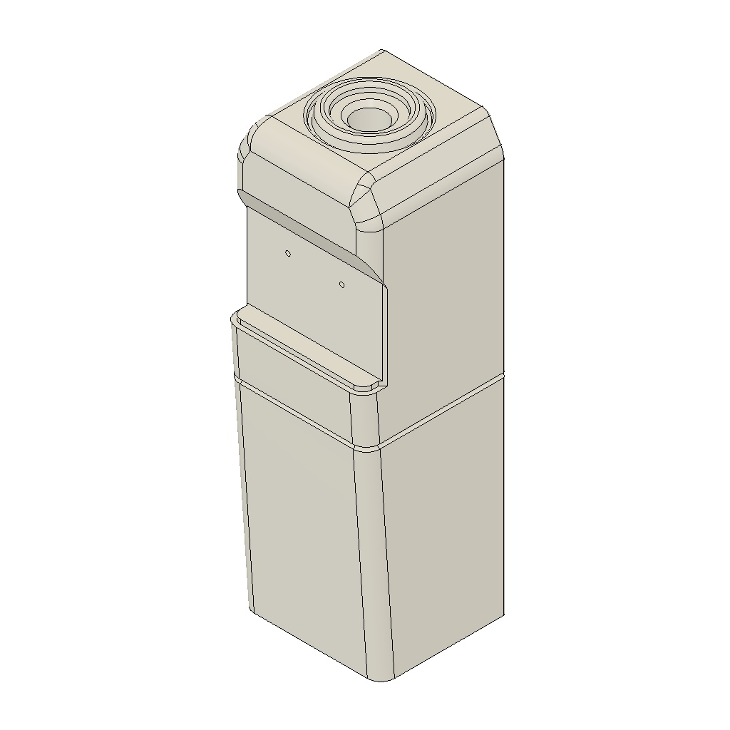 ウォーターサーバー(Water Dispenser) 3Dデータ