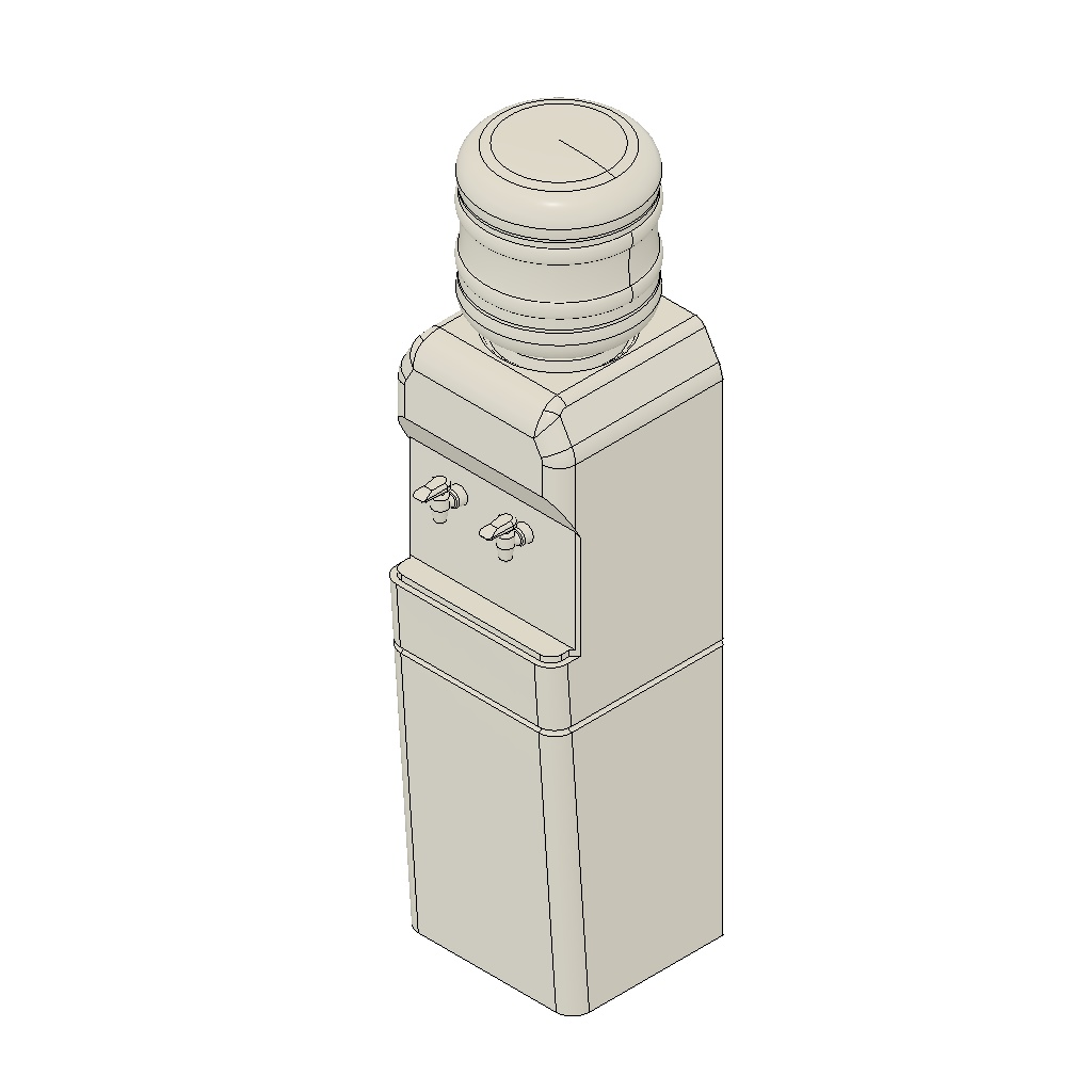 ウォーターサーバー(Water Dispenser) 3Dデータ