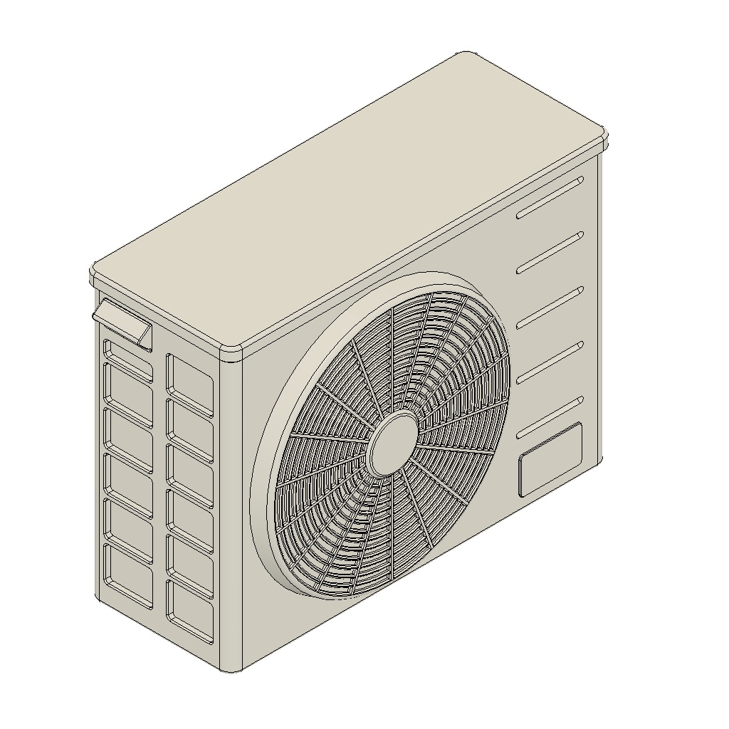 室外機(Outdoor Unit) 3Dデータ