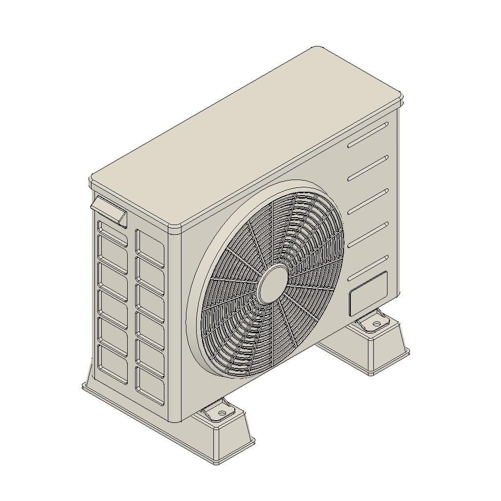 室外機(Outdoor Unit) 3Dデータ