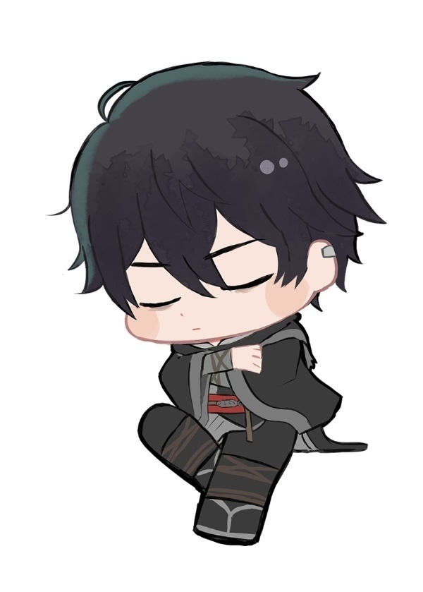 おすわりアクリルスタンド【紫鸞/無名】