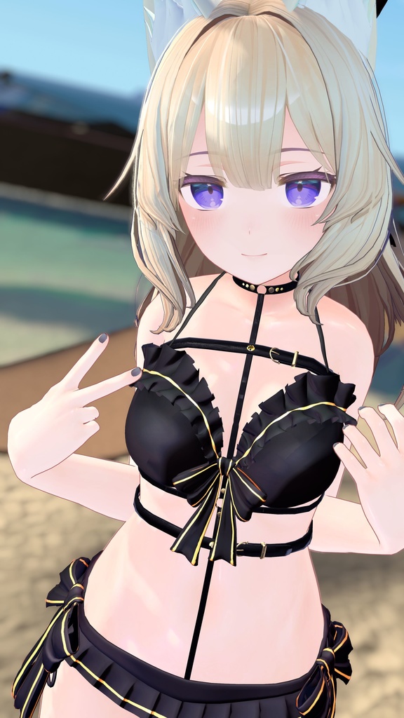 【9Avatar対応】Body Harness【2Color】