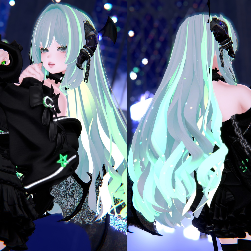 【Mellow Ribbon Hair】SIf_Emission【8Color+】