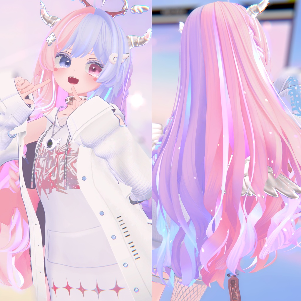 【Mellow Ribbon Hair】SIf_Emission【8Color+】