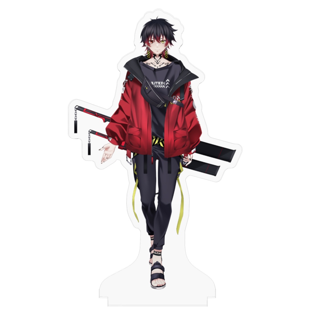 緋色真炎アクリルフィギュア「A」【Live2D立ち絵Ver】