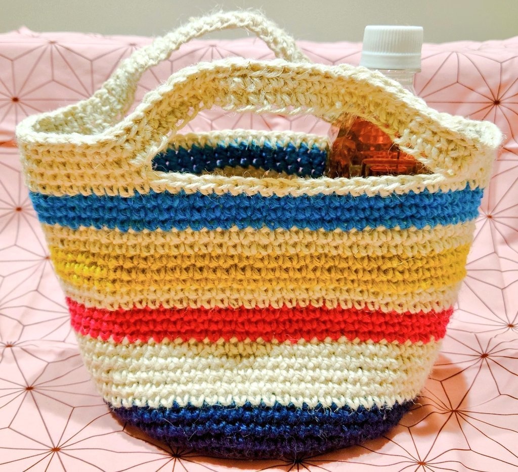 麻ひもバッグ『沖縄宝刀(内番着イメージ)』