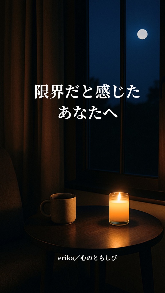 限界だと感じたあなたへ