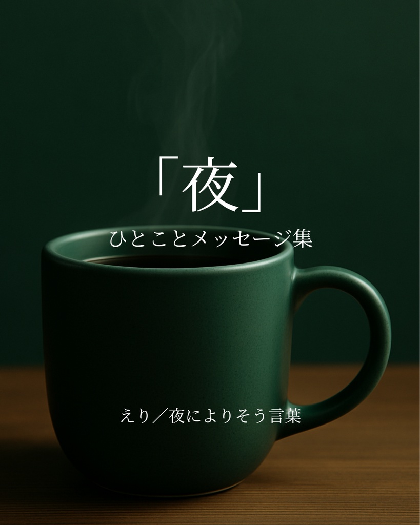 「夜」ひとことメッセージ集