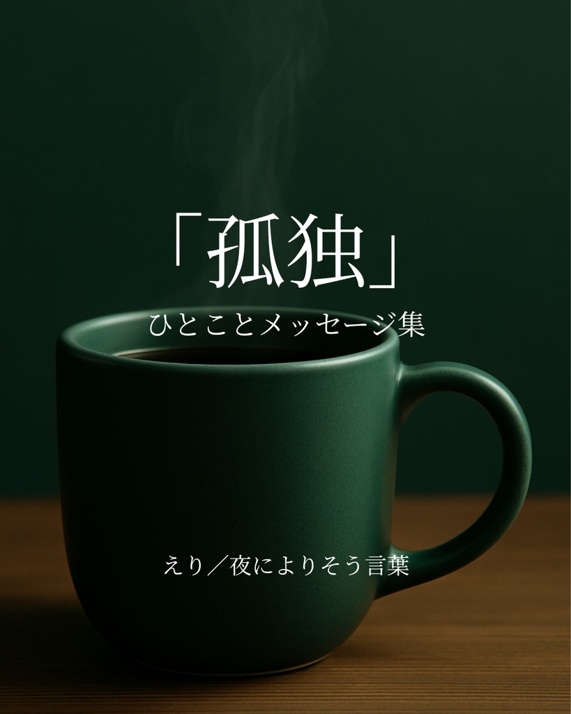 「孤独」ひとことメッセージ集