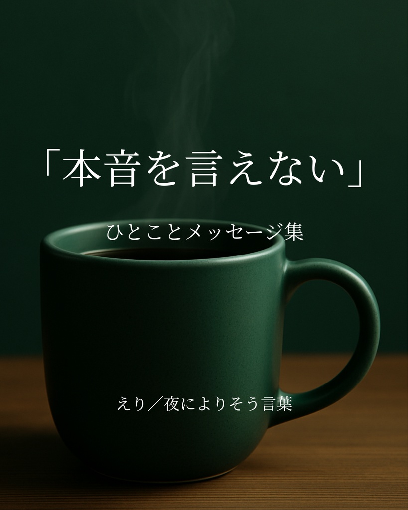 「本音を言えない」ひとことメッセージ集