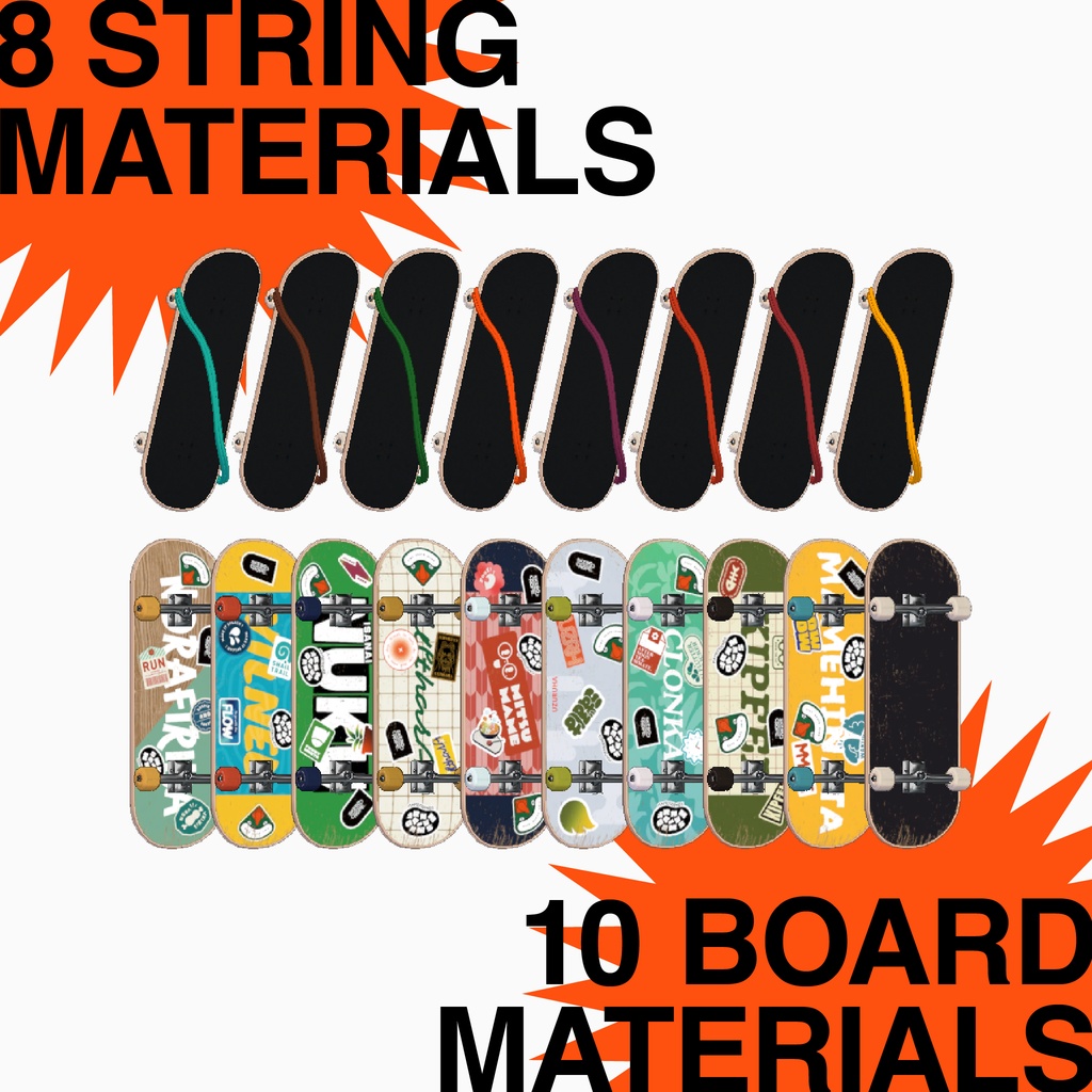 【VRC想定】肩掛けスケボー『SKEBO-ROPE』